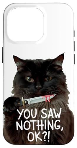 Schwarze Katzen Horror Gothic Halloween Katze Hülle für iPhone 16 Pro Schwarze Katzen Horror Gothic Halloween Katze Hülle für iPhone 16 Pro von Gruselig Unheimliche Katze Halloween Geschenk