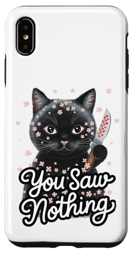 Schwarze Katzen Horror Gothic Halloween Katze Hülle für iPhone XS Max Schwarze Katzen Horror Gothic Halloween Katze Hülle für iPhone XS Max von Gruselig Unheimliche Katze Halloween Geschenk