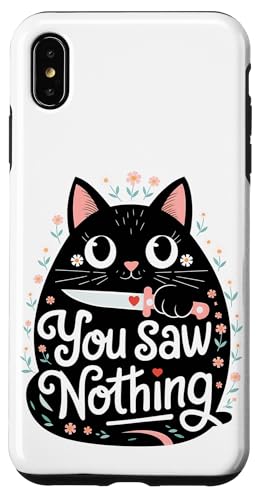 Schwarze Katzen Horror Gothic Halloween Katze Hülle für iPhone XS Max Schwarze Katzen Horror Gothic Halloween Katze Hülle für iPhone XS Max von Gruselig Unheimliche Katze Halloween Geschenk