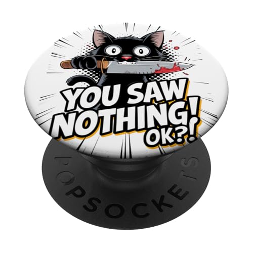 Schwarze Katzen Horror Gothic Halloween Katze PopSockets Klebender PopGrip Schwarze Katzen Horror Gothic Halloween Katze PopSockets Klebender PopGrip von Gruselig Unheimliche Katze Halloween Geschenk