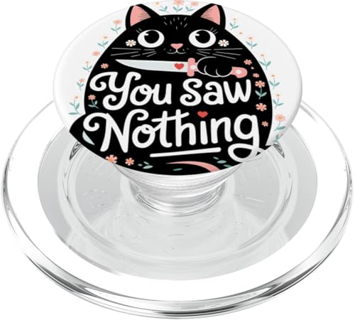 Schwarze Katzen Horror Gothic Halloween Katze PopSockets PopGrip für MagSafe Schwarze Katzen Horror Gothic Halloween Katze PopSockets PopGrip für MagSafe von Gruselig Unheimliche Katze Halloween Geschenk