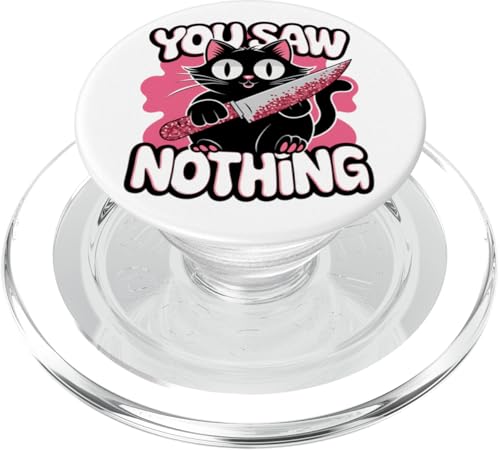 Schwarze Katzen Horror Gothic Halloween Katze PopSockets PopGrip für MagSafe Schwarze Katzen Horror Gothic Halloween Katze PopSockets PopGrip für MagSafe von Gruselig Unheimliche Katze Halloween Geschenk