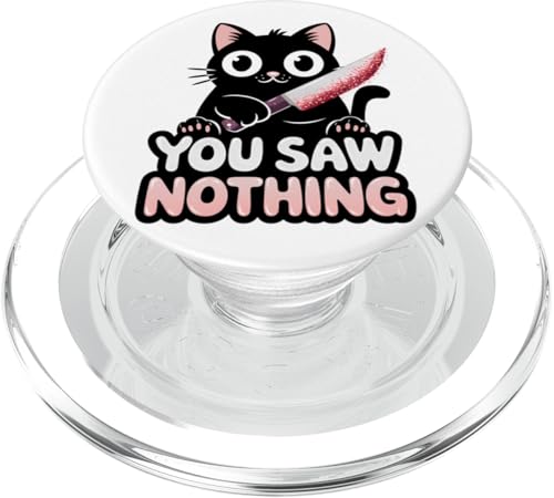 Schwarze Katzen Horror Gothic Halloween Katze PopSockets PopGrip für MagSafe Schwarze Katzen Horror Gothic Halloween Katze PopSockets PopGrip für MagSafe von Gruselig Unheimliche Katze Halloween Geschenk