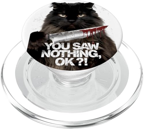 Schwarze Katzen Horror Gothic Halloween Katze PopSockets PopGrip für MagSafe Schwarze Katzen Horror Gothic Halloween Katze PopSockets PopGrip für MagSafe von Gruselig Unheimliche Katze Halloween Geschenk