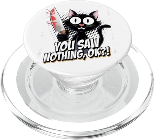 Schwarze Katzen Horror Gothic Halloween Katze PopSockets PopGrip für MagSafe Schwarze Katzen Horror Gothic Halloween Katze PopSockets PopGrip für MagSafe von Gruselig Unheimliche Katze Halloween Geschenk