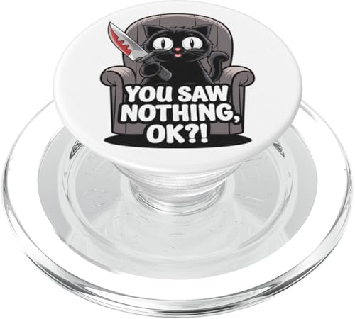Schwarze Katzen Horror Gothic Halloween Katze PopSockets PopGrip für MagSafe Schwarze Katzen Horror Gothic Halloween Katze PopSockets PopGrip für MagSafe von Gruselig Unheimliche Katze Halloween Geschenk