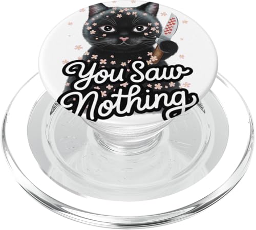 Schwarze Katzen Horror Gothic Halloween Katze PopSockets PopGrip für MagSafe Schwarze Katzen Horror Gothic Halloween Katze PopSockets PopGrip für MagSafe von Gruselig Unheimliche Katze Halloween Geschenk