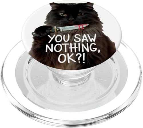 Schwarze Katzen Horror Gothic Halloween Katze PopSockets PopGrip für MagSafe Schwarze Katzen Horror Gothic Halloween Katze PopSockets PopGrip für MagSafe von Gruselig Unheimliche Katze Halloween Geschenk