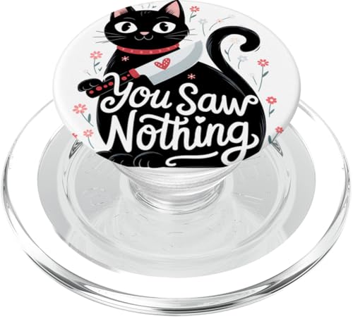 Schwarze Katzen Horror Gothic Halloween Katze PopSockets PopGrip für MagSafe Schwarze Katzen Horror Gothic Halloween Katze PopSockets PopGrip für MagSafe von Gruselig Unheimliche Katze Halloween Geschenk