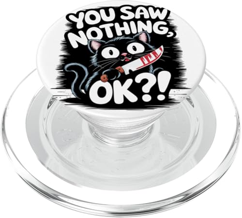Schwarze Katzen Horror Gothic Halloween Katze PopSockets PopGrip für MagSafe Schwarze Katzen Horror Gothic Halloween Katze PopSockets PopGrip für MagSafe von Gruselig Unheimliche Katze Halloween Geschenk