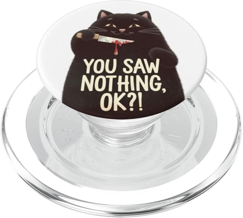 Schwarze Katzen Horror Gothic Halloween Katze PopSockets PopGrip für MagSafe Schwarze Katzen Horror Gothic Halloween Katze PopSockets PopGrip für MagSafe von Gruselig Unheimliche Katze Halloween Geschenk