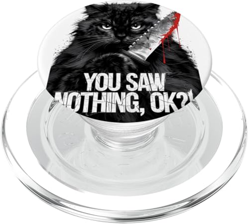 Schwarze Katzen Horror Gothic Halloween Katze PopSockets PopGrip für MagSafe Schwarze Katzen Horror Gothic Halloween Katze PopSockets PopGrip für MagSafe von Gruselig Unheimliche Katze Halloween Geschenk