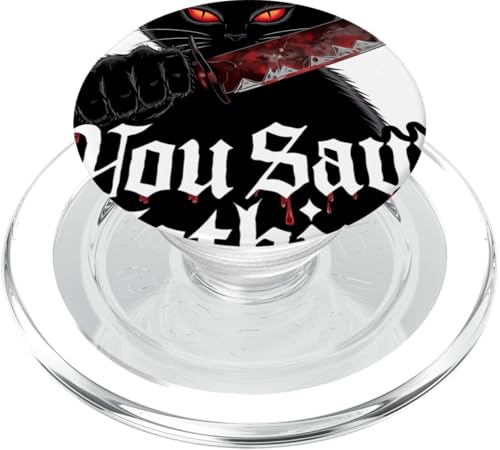 Schwarze Katzen Horror Gothic Halloween Katze PopSockets PopGrip für MagSafe Schwarze Katzen Horror Gothic Halloween Katze PopSockets PopGrip für MagSafe von Gruselig Unheimliche Katze Halloween Geschenk
