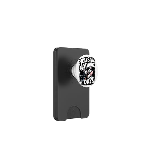 Schwarze Katzen Horror Gothic Halloween Katze PopSockets PopWallet für MagSafe Schwarze Katzen Horror Gothic Halloween Katze PopSockets PopWallet für MagSafe von Gruselig Unheimliche Katze Halloween Geschenk