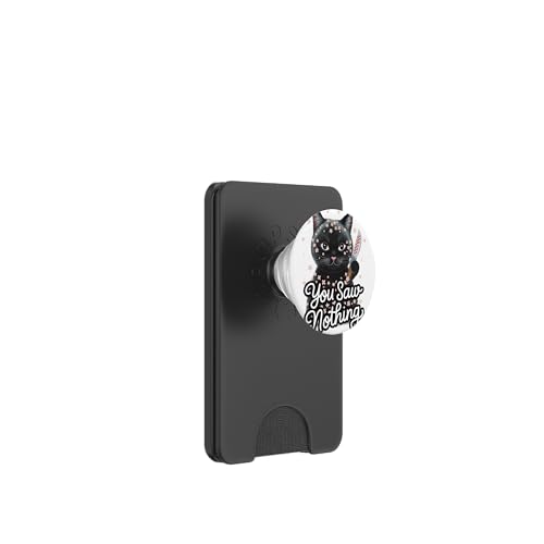 Schwarze Katzen Horror Gothic Halloween Katze PopSockets PopWallet für MagSafe Schwarze Katzen Horror Gothic Halloween Katze PopSockets PopWallet für MagSafe von Gruselig Unheimliche Katze Halloween Geschenk