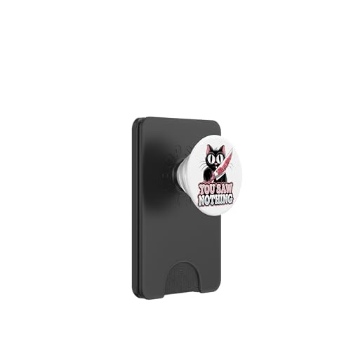 Schwarze Katzen Horror Gothic Halloween Katze PopSockets PopWallet für MagSafe Schwarze Katzen Horror Gothic Halloween Katze PopSockets PopWallet für MagSafe von Gruselig Unheimliche Katze Halloween Geschenk
