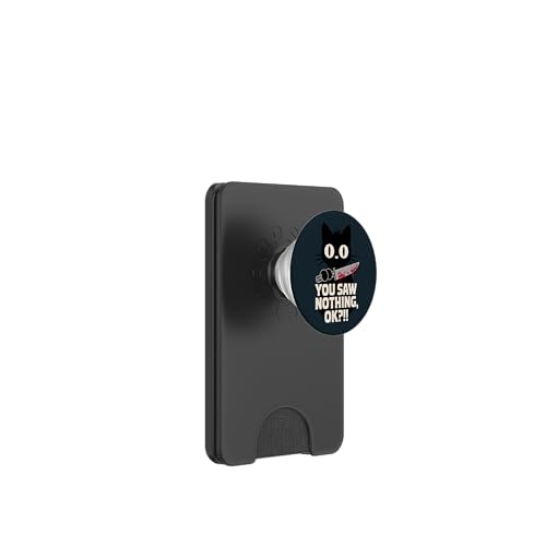 Schwarze Katzen Horror Gothic Halloween Katze PopSockets PopWallet für MagSafe Schwarze Katzen Horror Gothic Halloween Katze PopSockets PopWallet für MagSafe von Gruselig Unheimliche Katze Halloween Geschenk