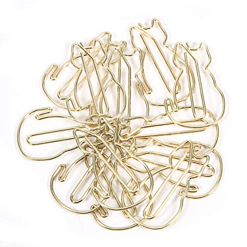 12 PCs Katzenpapier Clips, einzigartige stilvolle Clip -Multifunktionsdicker -Metallpapierclips für Organize -Belege sammeln Foto -Postkarten Lesezeichen 3x2cm 12 PCs Katzenpapier Clips, einzigartige stilvolle Clip -Multifunktionsdicker -Metallpapierclips für Organize -Belege sammeln Foto -Postkarten Lesezeichen 3x2cm von Gsycle