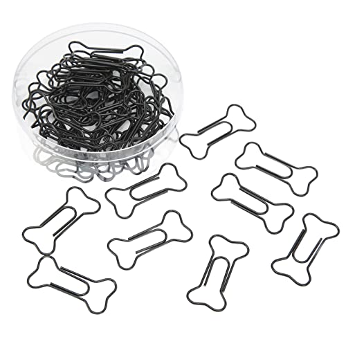 45 PCs Hundeknochenpapier Clips, schwarzes leichte lustige süße Papierklammern Office School Vorräte mit Aufbewahrungsbox für Notebook -Dokument Lesezeichen 45 PCs Hundeknochenpapier Clips, schwarzes leichte lustige süße Papierklammern Office School Vorräte mit Aufbewahrungsbox für Notebook -Dokument Lesezeichen von Gsycle