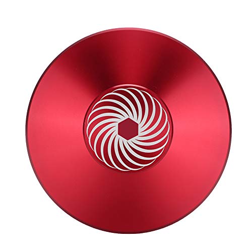 Gsycle Schallplattengewichtsstabilisator, Aluminium-Schallplattenklemme, Aluminium-Plattenspieler-Gewicht, Vibrationsreduzierer, Audio-Disc-Plattenspieler-Stabilisator Für Plattenspieler(Rot) von Gsycle
