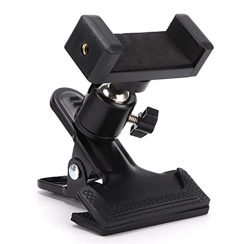 Guitar Telefonhalter Mount, universelle Gitarrenkopf -Clip -Gitarren -Bass -Head -Telefon -Halter Live -Broadcast -Klammer mit 360 ° zum Aufnehmen von Live -Streaming drehen von Gsycle