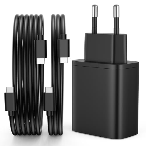 45W USB C Schnellladegerät mit Kabel 2M, 1M, Ladekabel mit Netzteil, Fast Charger für Samsung Galaxy S24 S23 S22 S21 S20 S10 S9 S8 A55 A54 A53 5g A52 A51 A50 A34 A33 A23 A13 A12 45W USB C Schnellladegerät mit Kabel 2M, 1M, Ladekabel mit Netzteil, Fast Charger für Samsung Galaxy S24 S23 S22 S21 S20 S10 S9 S8 A55 A54 A53 5g A52 A51 A50 A34 A33 A23 A13 A12 von GuMosh