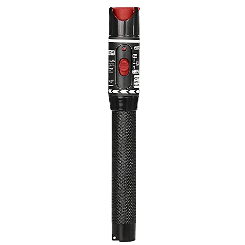 50mW Visual Fault Locator Optisches Kabel Test Pen Tester SC/FC/ST 2,5mm Schnittstelle VFL Glasfasertester 50km Reichweite für CATV Telekommunikation Multifunktionstester (Rot) von Guakiili