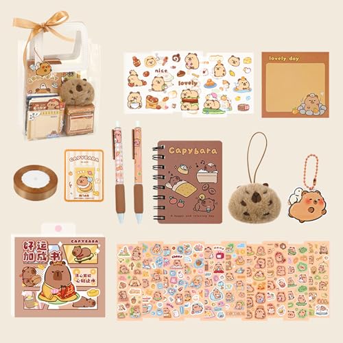 Guangcailun ABS Capybara Anhänger Set, Cartoon Capybara, Capybara Briefpapier Set, Schlüsselanhänger, Capybara Schulschlüsselanhänger, Schlüsselanhänger, A Guangcailun ABS Capybara Anhänger Set, Cartoon Capybara, Capybara Briefpapier Set, Schlüsselanhänger, Capybara Schulschlüsselanhänger, Schlüsselanhänger, A von Guangcailun
