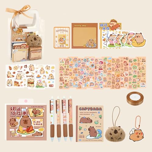 Guangcailun ABS Capybara Anhänger Set, Cartoon Capybara, Capybara Briefpapier Set, Schlüsselanhänger, Capybara Schulschlüsselanhänger, Schlüsselanhänger, B Guangcailun ABS Capybara Anhänger Set, Cartoon Capybara, Capybara Briefpapier Set, Schlüsselanhänger, Capybara Schulschlüsselanhänger, Schlüsselanhänger, B von Guangcailun