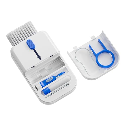 Guangcailun Multifunktionales Reinigungsset reinigt Computertastatur und Kopfhörer gründlich. ABS Multifunktions Reinigungsset sicher, Blau von Guangcailun