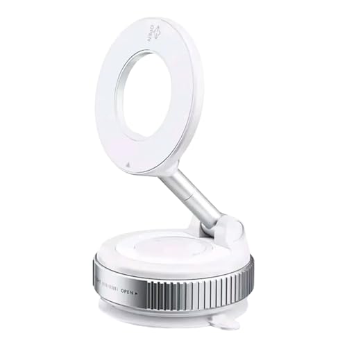 Guangcailun Vakuum Saughalter für magnetischen Telefonhalter mit Multi Winkel Rotation Aluminiumlegierungshalter faltbar stark magnetisch, Weiß Guangcailun Vakuum Saughalter für magnetischen Telefonhalter mit Multi Winkel Rotation Aluminiumlegierungshalter faltbar stark magnetisch, Weiß von Guangcailun