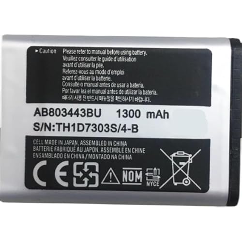 GZXQBHBATT Generic Ersatz AB803443BU Akku Kompatibel mit Xcover 2 GT-C3350 Xcover C3350 Xcover 2 Xcover II Series 3.7V,1300mAh GZXQBHBATT Generic Ersatz AB803443BU Akku Kompatibel mit Xcover 2 GT-C3350 Xcover C3350 Xcover 2 Xcover II Series 3.7V,1300mAh von Guangzhou Xuqibaihuojingpin Co.,Ltd