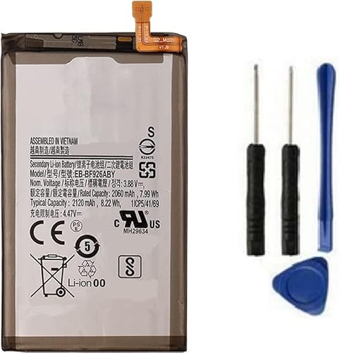 GZXQBHBATT Generic Ersatz Akku Kompatibel mit Samsung Galaxy Z Fold 3 5G SM-F926 SM-F926U EB-BF926ABY GH82-26236A 1ICP5/41/69 GZXQBHBATT Generic Ersatz Akku Kompatibel mit Samsung Galaxy Z Fold 3 5G SM-F926 SM-F926U EB-BF926ABY GH82-26236A 1ICP5/41/69 von Guangzhou Xuqibaihuojingpin Co.,Ltd