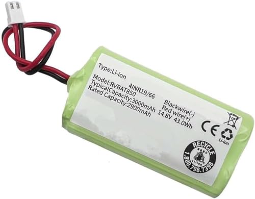 GZXQBHBATT Generic Ersatz RVBAT850 Akku Kompatibel mit KB28 JL15 R75 RV85 RV850 RV750-N XSKDOCK100 XDCKRV2000 4INR19/66 (2-prongs Plug) 14.8V,3000mAh/43Wh von Guangzhou Xuqibaihuojingpin Co.,Ltd