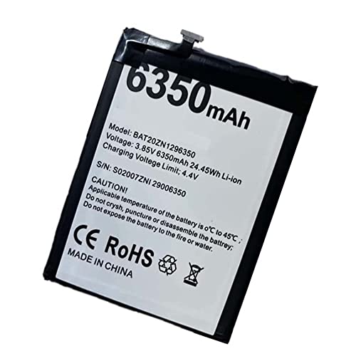 GZXQBHBATT Generic Ersatz S96 Akku Kompatibel mit DOO-GEE BAT20ZN1296350 S96 Pro DGS96 Series 3.85 V, 6350 mAh/24.45 Wh GZXQBHBATT Generic Ersatz S96 Akku Kompatibel mit DOO-GEE BAT20ZN1296350 S96 Pro DGS96 Series 3.85 V, 6350 mAh/24.45 Wh von Guangzhou Xuqibaihuojingpin Co.,Ltd