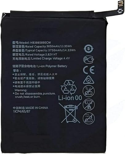 XPANBATT HB386589ECW 1ICP4/65/87 Generic Ersatz Akku Kompatibel mit Mate 20 Lite SNE-LX3 SNE-LX1 P10 Plus VKY-AL00 VKY-L09 VKY-L29 3.82V 3650mAh/13.95Wh XPANBATT HB386589ECW 1ICP4/65/87 Generic Ersatz Akku Kompatibel mit Mate 20 Lite SNE-LX3 SNE-LX1 P10 Plus VKY-AL00 VKY-L09 VKY-L29 3.82V 3650mAh/13.95Wh von Guangzhou Xuqibaihuojingpin Co.,Ltd