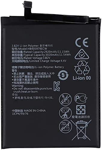 XPANBATT HB405979ECW 1ICP4/59/76 Generic Ersatz Akku Kompatibel mit Nova 6A 6c Y6 2017 Y6 2019 3.82V 3020mAh XPANBATT HB405979ECW 1ICP4/59/76 Generic Ersatz Akku Kompatibel mit Nova 6A 6c Y6 2017 Y6 2019 3.82V 3020mAh von Guangzhou Xuqibaihuojingpin Co.,Ltd