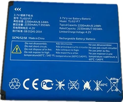 XPANBATT TLI021F7 1ICP6/52/58 Generic Ersatz Akku Kompatibel mit EE70 EE70VB EE Mini 2 4G LTE 3.7V 2200mAh XPANBATT TLI021F7 1ICP6/52/58 Generic Ersatz Akku Kompatibel mit EE70 EE70VB EE Mini 2 4G LTE 3.7V 2200mAh von Guangzhou Xuqibaihuojingpin Co.,Ltd