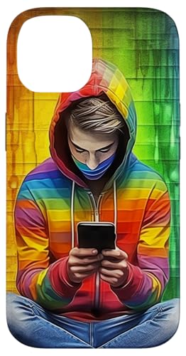 Farbenfroher Regenbogen Hülle für iPhone 14 Farbenfroher Regenbogen Hülle für iPhone 14 von Guaripete