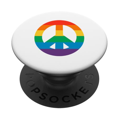 Farbenfroher Regenbogen PopSockets Klebender PopGrip von Guaripete