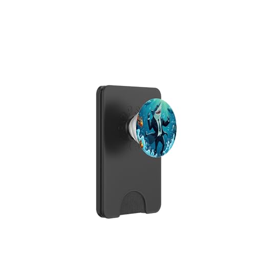 Haie PopSockets PopWallet für MagSafe Haie PopSockets PopWallet für MagSafe von Guaripete