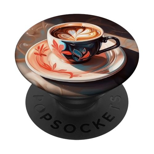 Kaffeeliebhaber PopSockets Klebender PopGrip von Guaripete