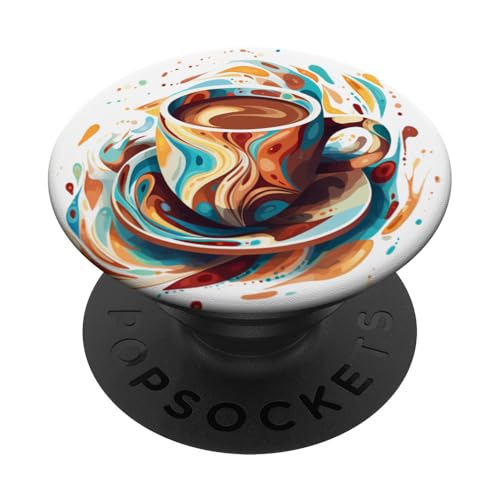 Kaffeeliebhaber PopSockets Klebender PopGrip von Guaripete