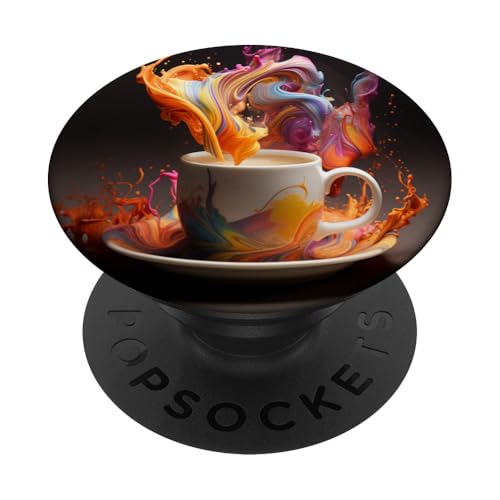 Kaffeeliebhaber PopSockets Klebender PopGrip von Guaripete