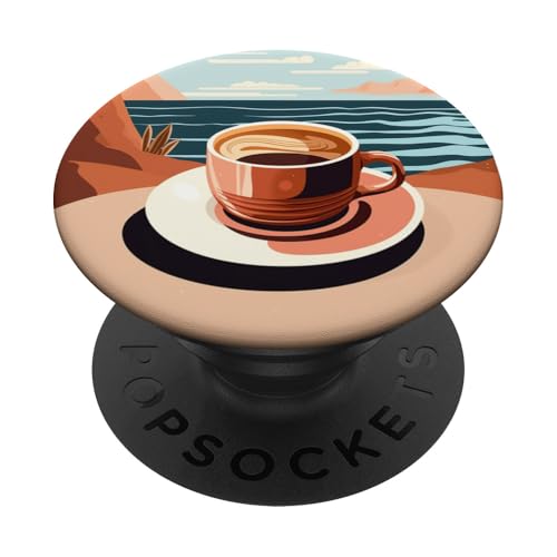 Kaffeeliebhaber PopSockets Klebender PopGrip Kaffeeliebhaber PopSockets Klebender PopGrip von Guaripete