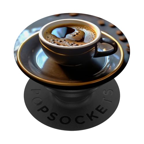 Kaffeeliebhaber PopSockets Klebender PopGrip von Guaripete
