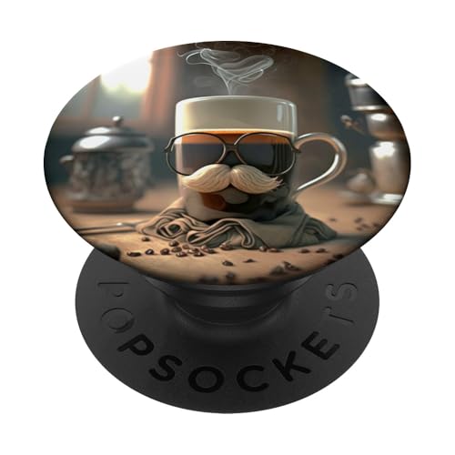 Kaffeeliebhaber PopSockets Klebender PopGrip Kaffeeliebhaber PopSockets Klebender PopGrip von Guaripete