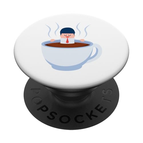 Kaffeeliebhaber PopSockets Klebender PopGrip von Guaripete