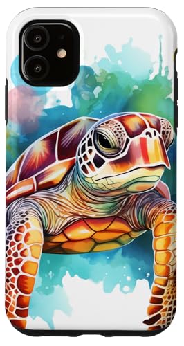 Meeresschildkröten Hülle für iPhone 11 von Guaripete