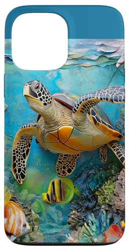 Meeresschildkröten Hülle für iPhone 13 Pro Max von Guaripete